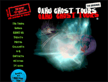 Tablet Screenshot of oahughosttours.com